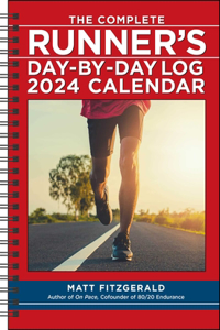 Complete Runner's Day-By-Day Log 2024 12-Month Planner Calendar