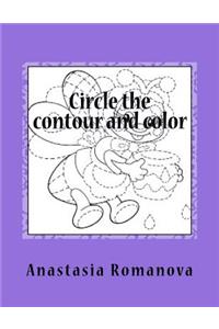 Circle the contour and color