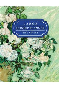 Large Budget Planner the Artist