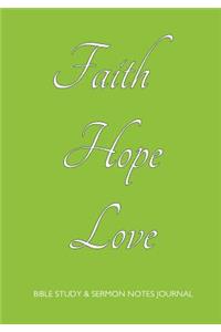 Bible Study and Sermon Notes Journal