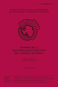 Informe de la Trigésima quinta reunión del Comité Científico - Tomo 2