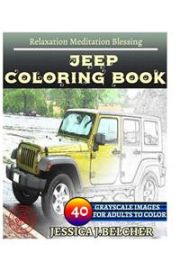 Jeep Coloring Book for Adults Relaxation Meditation Blessing