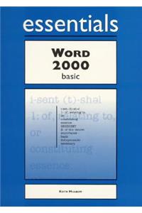 Word 2000 Essentials Basic