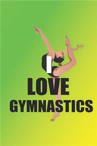 Gymnastics notebook For Girls (120 PAGE 6x9 )