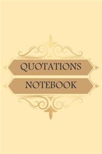 Quotations Notebook
