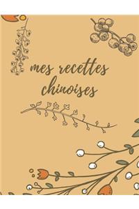 Mes recettes chinoises