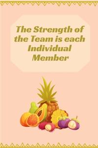 The Strength of the Team is each Individual Member
