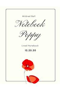 Notebook Poppy
