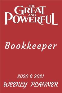 2020 & 2021 Two-Year Daily Planner - Best Gift For Bookkeeper - Funny Appointment Book - Two Year Weekly Agenda Notebook For Accounting Goals