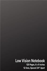 Low Vision Notebook