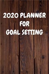 2020 Planner for Goal Setting