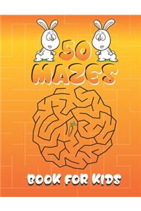 50 Mazes book for kids