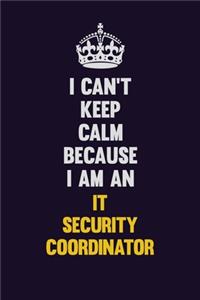 I can't Keep Calm Because I Am An IT Security Coordinator
