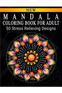 Mandala Coloring Book For Adult