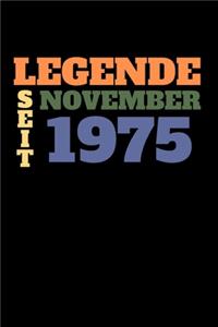 Legende seit November 1975