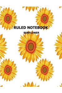 ruled notebook