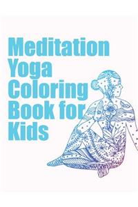 meditation yoga coloring book for Kids