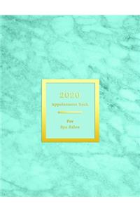 2020 Appointment Book For Spa Salon