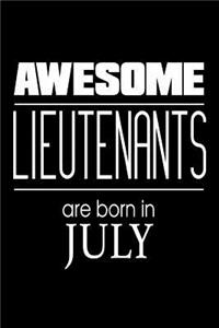 Awesome Lieutenants Are Born In July