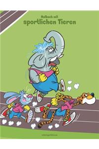 Malbuch mit sportlichen Tieren 1 & 2