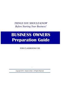 Business Owners Preparation Guide