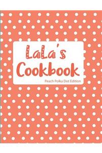 LaLa's Cookbook Peach Polka Dot Edition