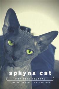 Sphynx Cat Dot Grid Journal