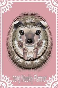 Hedgehog 2019 Weekly Planner