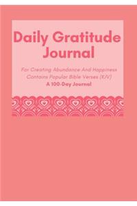 Daily Gratitude Journal
