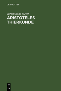 Aristoteles Thierkunde