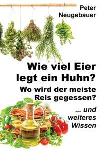 Wie viel Eier legt ein Huhn? Wo wird der meiste Reis gegessen?