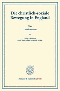 Die Christlich-Soziale Bewegung in England
