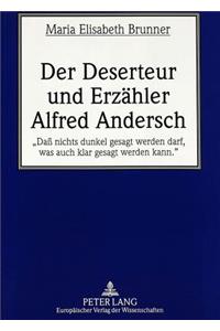 Der Deserteur Und Erzaehler Alfred Andersch