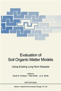 Evaluation of Soil Organic Matter Models