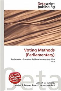 Voting Methods (Parliamentary)