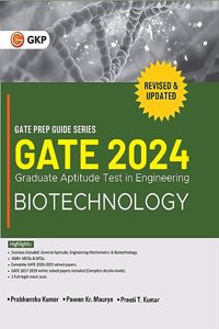 GATE 2024 : Biotechnology - Guide by Dr. Prabhanshu Kumar, Dr. Pawan Kr. Maurya, Er. Preeti T. Kumar