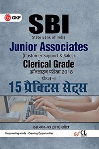 SBI Junior Associates Clerical Grade Phase-I 15 Practice Sets 2018