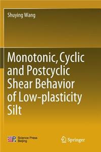 Monotonic, Cyclic and Postcyclic Shear Behavior of Low-Plasticity Silt