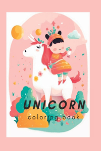 Unicorn Adventures Coloring Book for kids
