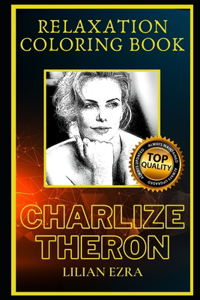 Charlize Theron Relaxation Coloring Book