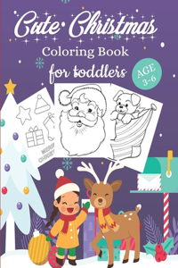 Cute Christmas Coloring Book for Toddlers