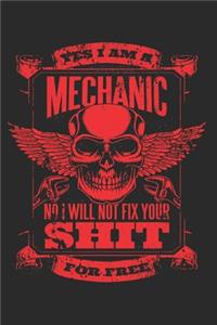 Mechaniker Notizbuch