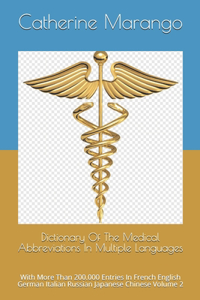 Dictionary Of The Medical Abbreviations In Multiple Languages