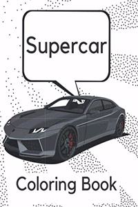 Supercar Coloring Book