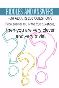 Riddles and Answers for Adults Book