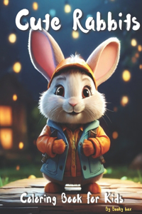 Cute Rabbits Coloring Book For Kids