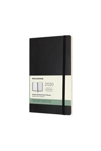 2020 12 MONTH LARGE WEEKLY DIARY BLACK
