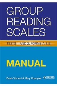 Group Reading Scales Manual
