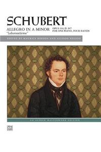 Schubert -- Allegro in a Minor, Op. 144 (Lebensstürme): For One Piano, Four Hands