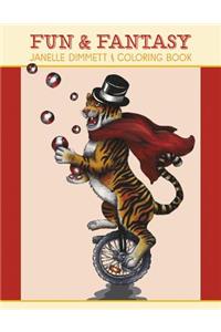 Janelle Dimmett Fun & Fantasy Coloring Book